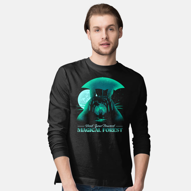 Visit Your Nearest Magical Forest-Mens-Long Sleeved-Tee-sachpica
