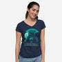 Visit Your Nearest Magical Forest-Womens-V-Neck-Tee-sachpica