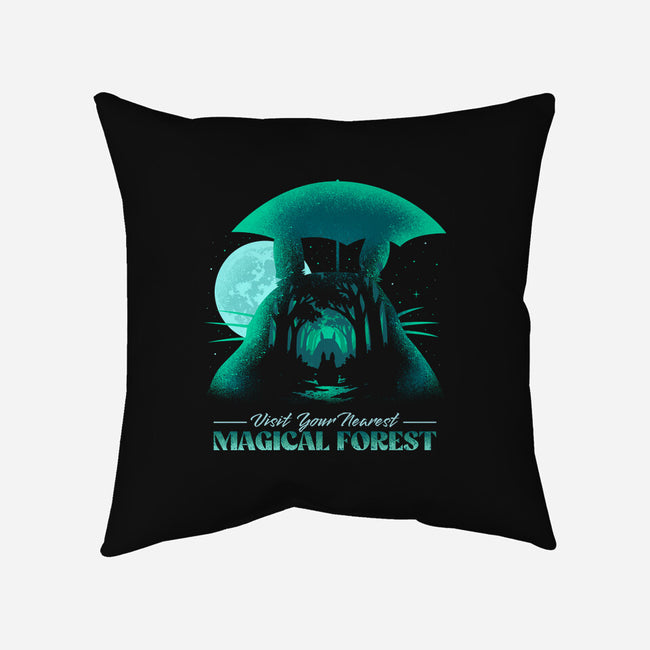 Visit Your Nearest Magical Forest-None-Removable Cover w Insert-Throw Pillow-sachpica