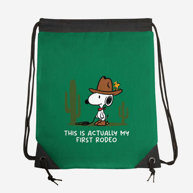 First Rodeo-None-Drawstring-Bag-damglynn