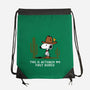 First Rodeo-None-Drawstring-Bag-damglynn
