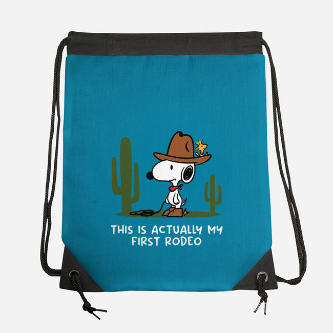 First Rodeo-None-Drawstring-Bag-damglynn