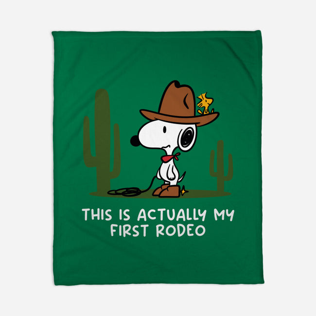 First Rodeo-None-Fleece-Blanket-damglynn
