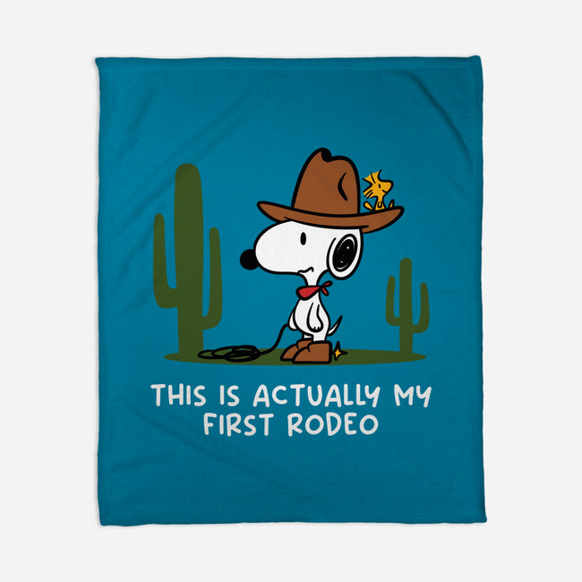 First Rodeo-None-Fleece-Blanket-damglynn