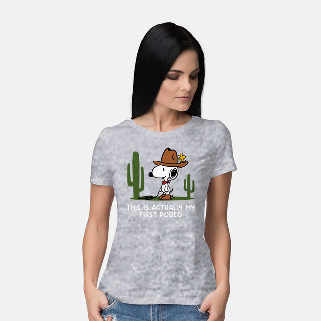 First Rodeo-Womens-Basic-Tee-damglynn
