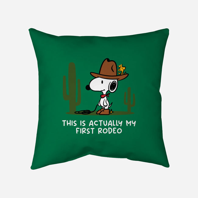 First Rodeo-None-Removable Cover w Insert-Throw Pillow-damglynn