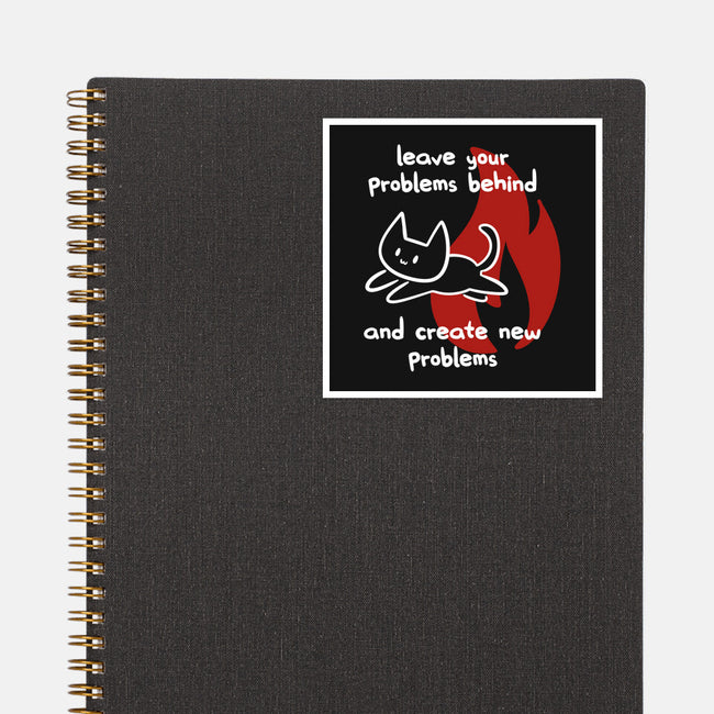 New Problems-None-Glossy-Sticker-damglynn