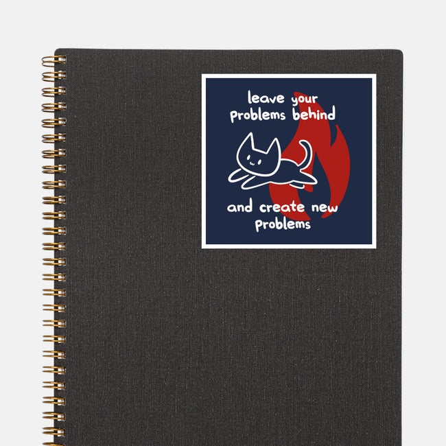 New Problems-None-Glossy-Sticker-damglynn