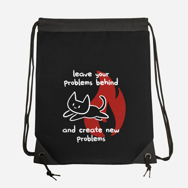 New Problems-None-Drawstring-Bag-damglynn