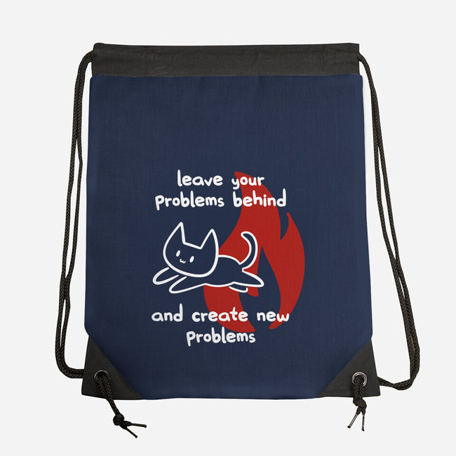New Problems-None-Drawstring-Bag-damglynn