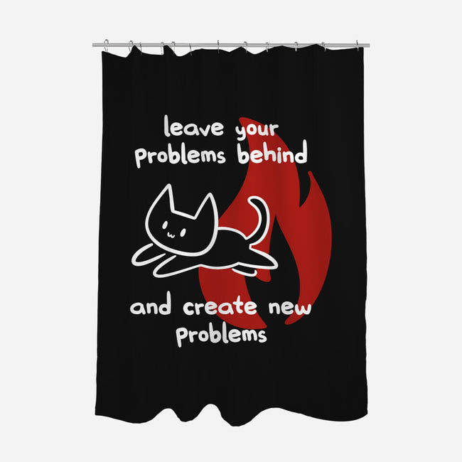 New Problems-None-Polyester-Shower Curtain-damglynn