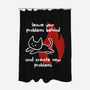 New Problems-None-Polyester-Shower Curtain-damglynn