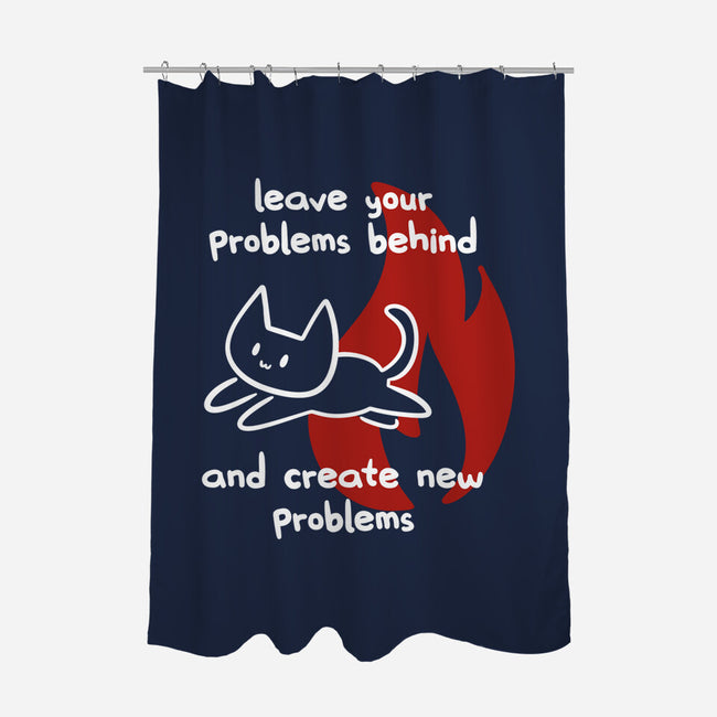 New Problems-None-Polyester-Shower Curtain-damglynn