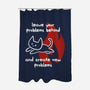 New Problems-None-Polyester-Shower Curtain-damglynn