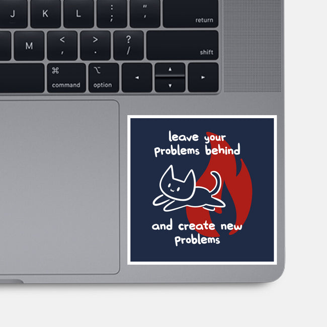 New Problems-None-Glossy-Sticker-damglynn