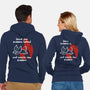 New Problems-Unisex-Zip-Up-Sweatshirt-damglynn