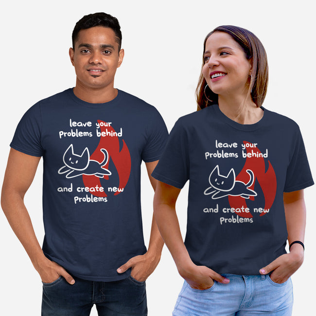 New Problems-Unisex-Basic-Tee-damglynn