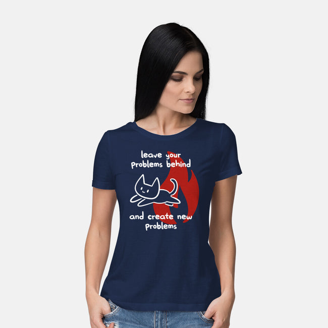 New Problems-Womens-Basic-Tee-damglynn