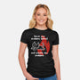 New Problems-Womens-Fitted-Tee-damglynn