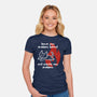 New Problems-Womens-Fitted-Tee-damglynn