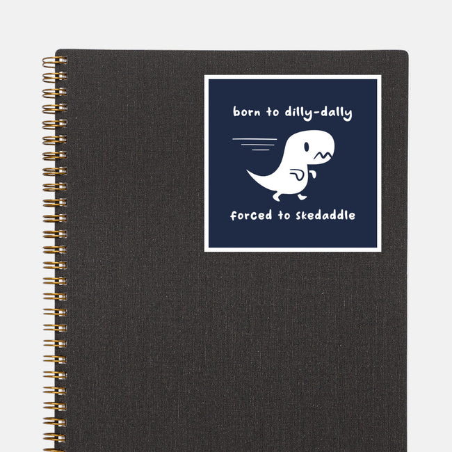 Dino Run-None-Glossy-Sticker-damglynn