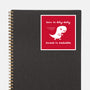 Dino Run-None-Glossy-Sticker-damglynn