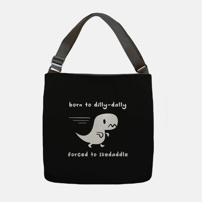 Dino Run-None-Adjustable Tote-Bag-damglynn
