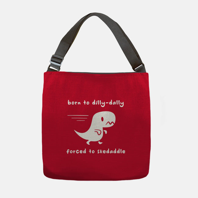 Dino Run-None-Adjustable Tote-Bag-damglynn