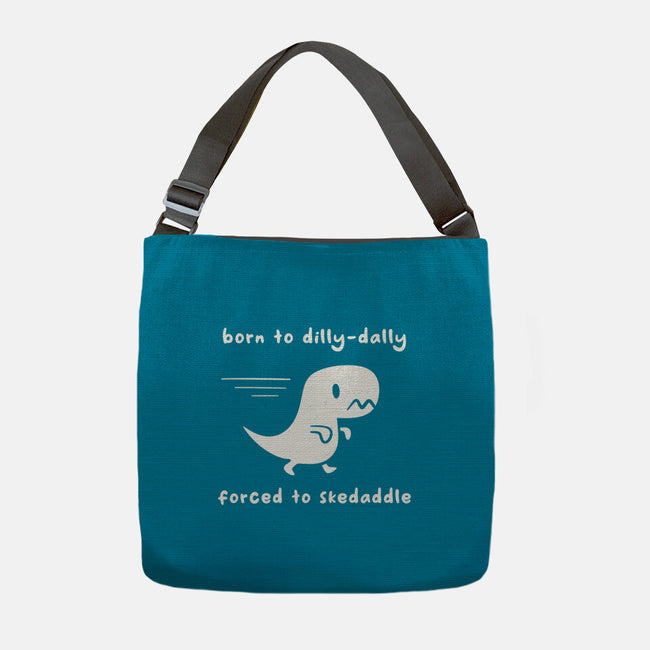 Dino Run-None-Adjustable Tote-Bag-damglynn