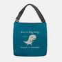 Dino Run-None-Adjustable Tote-Bag-damglynn