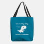 Dino Run-None-Basic Tote-Bag-damglynn