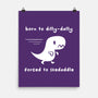 Dino Run-None-Matte-Poster-damglynn