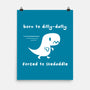 Dino Run-None-Matte-Poster-damglynn