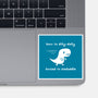 Dino Run-None-Glossy-Sticker-damglynn