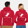 Dino Run-Unisex-Zip-Up-Sweatshirt-damglynn