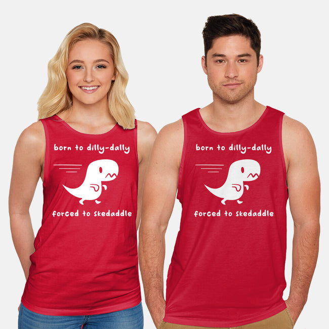 Dino Run-Unisex-Basic-Tank-damglynn
