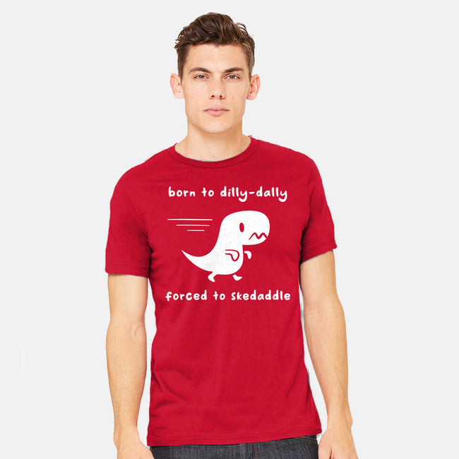 Dino Run-Mens-Heavyweight-Tee-damglynn