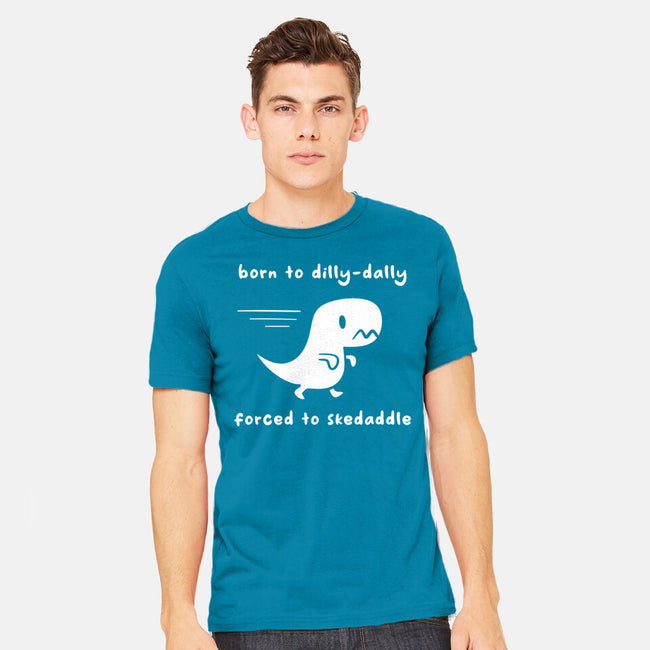 Dino Run-Mens-Heavyweight-Tee-damglynn