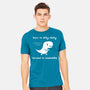 Dino Run-Mens-Heavyweight-Tee-damglynn
