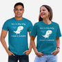 Dino Run-Unisex-Basic-Tee-damglynn