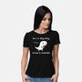 Dino Run-Womens-Basic-Tee-damglynn