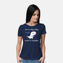 Dino Run-Womens-Basic-Tee-damglynn