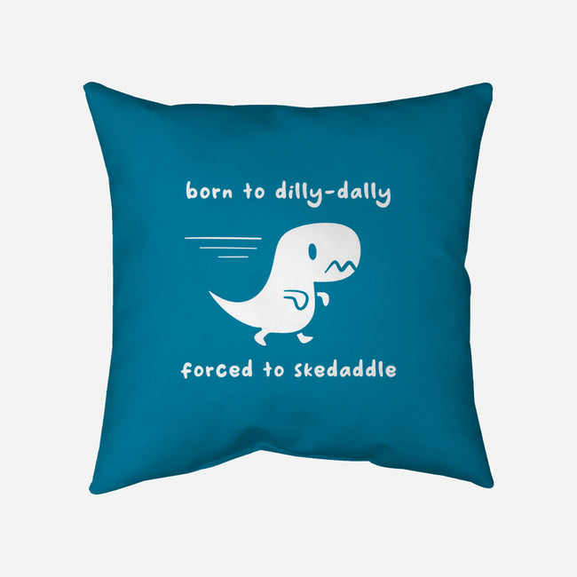 Dino Run-None-Removable Cover w Insert-Throw Pillow-damglynn