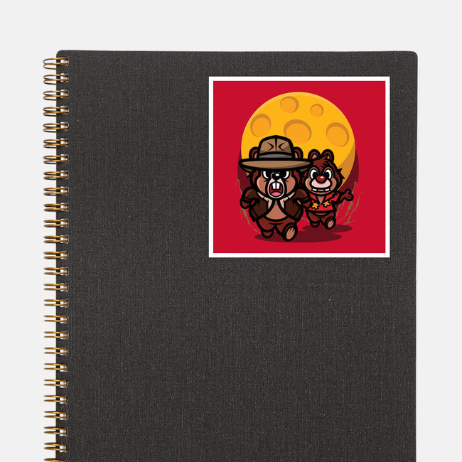 Raiders Of The Lost Cheese-None-Glossy-Sticker-jrberger