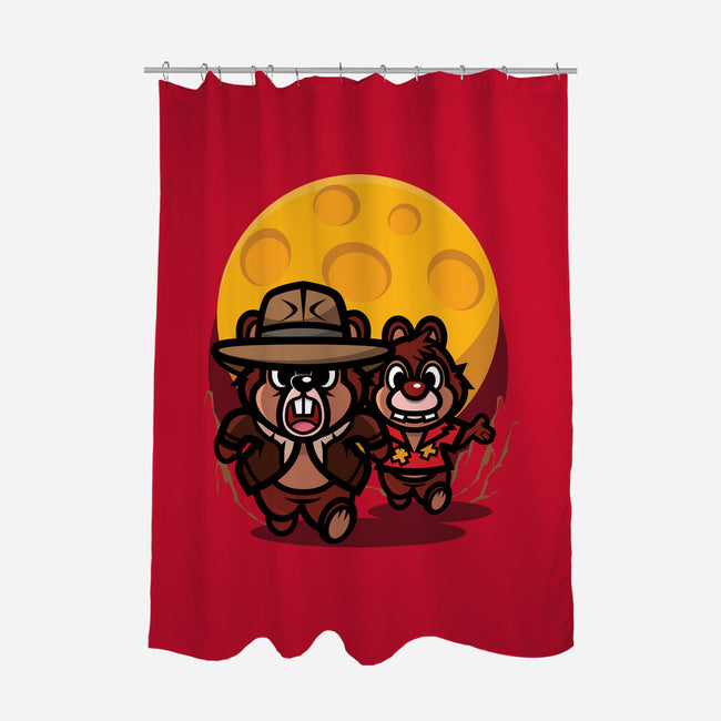 Raiders Of The Lost Cheese-None-Polyester-Shower Curtain-jrberger