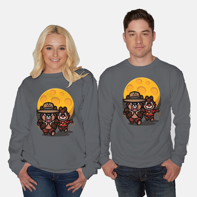 Raiders Of The Lost Cheese-Unisex-Crew Neck-Sweatshirt-jrberger
