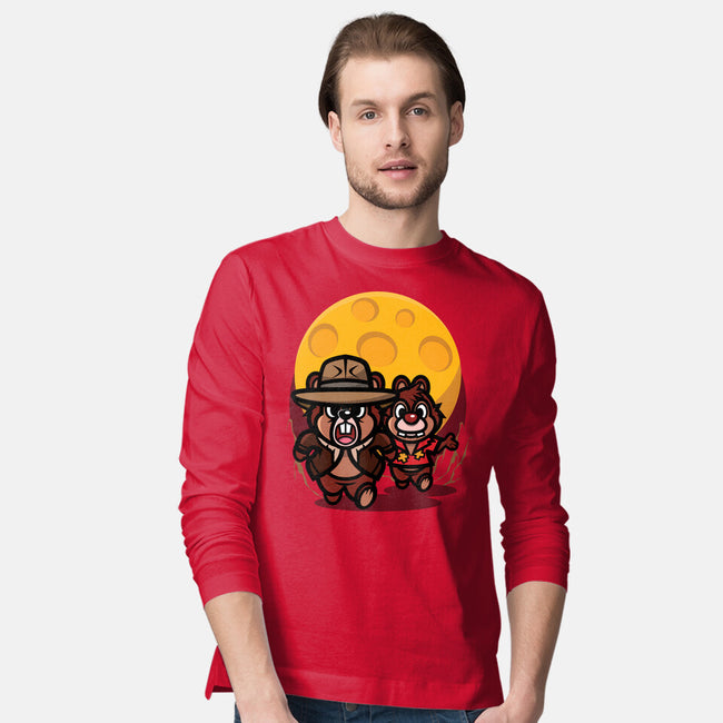 Raiders Of The Lost Cheese-Mens-Long Sleeved-Tee-jrberger
