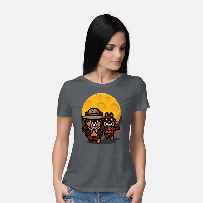 Raiders Of The Lost Cheese-Womens-Basic-Tee-jrberger