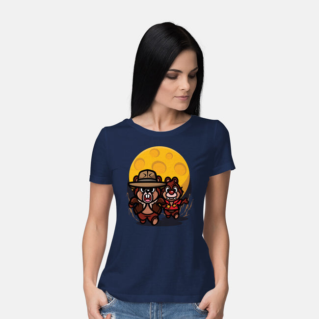 Raiders Of The Lost Cheese-Womens-Basic-Tee-jrberger