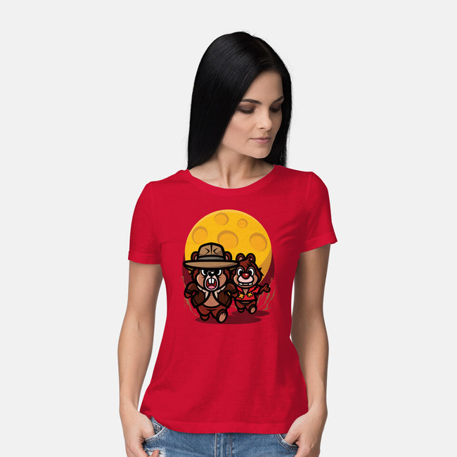 Raiders Of The Lost Cheese-Womens-Basic-Tee-jrberger